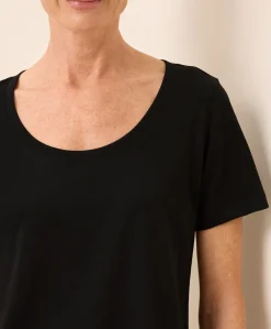 Women Pact Organic Softspun Scoop Neck Tee