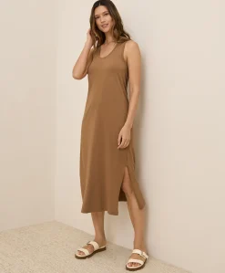 Women Pact Organic Softspun Tank Midi Dress
