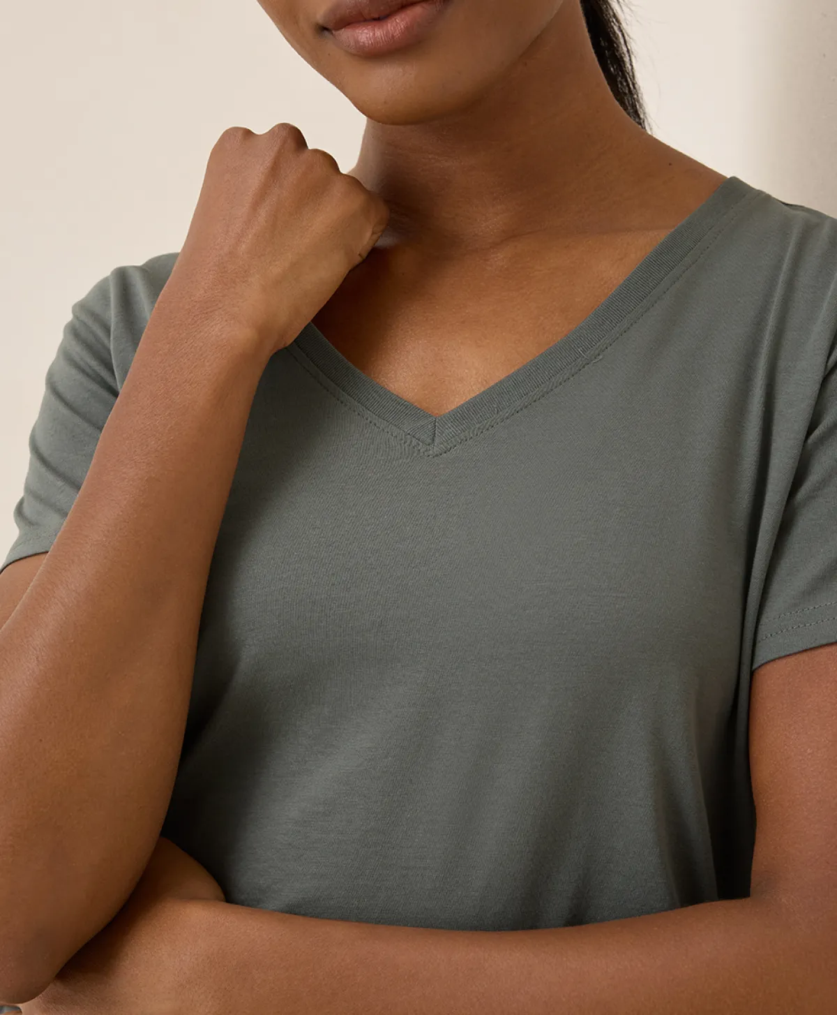 Women Pact Organic Softspun V-Neck Tee