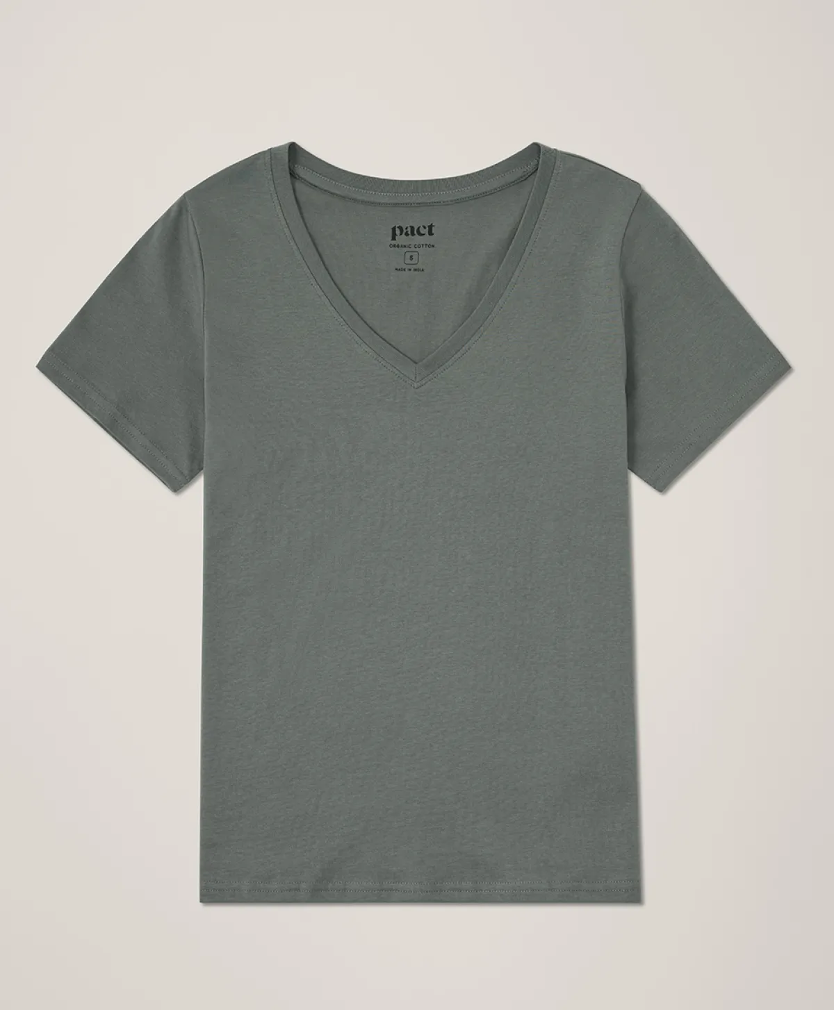 Women Pact Organic Softspun V-Neck Tee