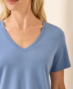 Women Pact Organic Softspun V-Neck Tee