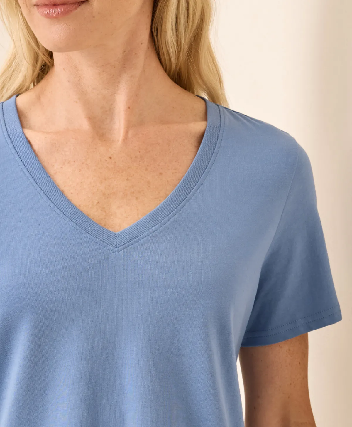 Women Pact Organic Softspun V-Neck Tee