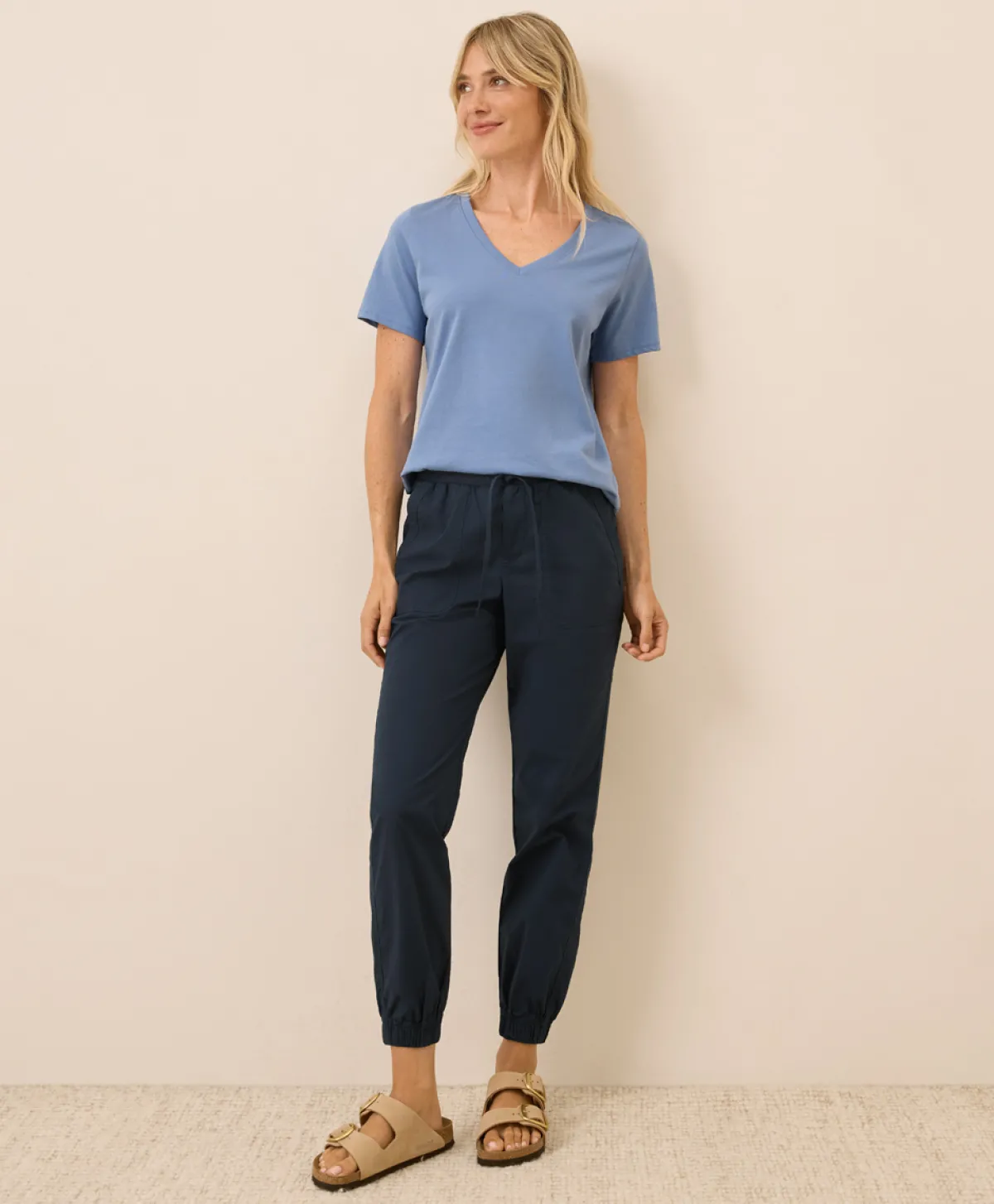 Women Pact Organic Softspun V-Neck Tee