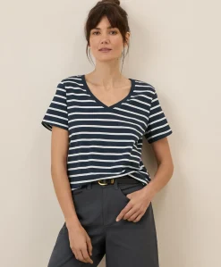 Women Pact Organic Softspun V-Neck Tee