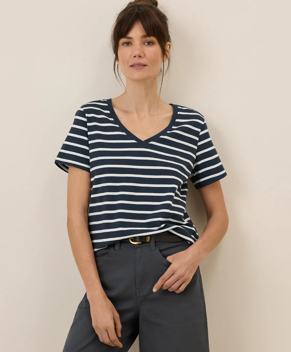 Women Pact Organic Softspun V-Neck Tee