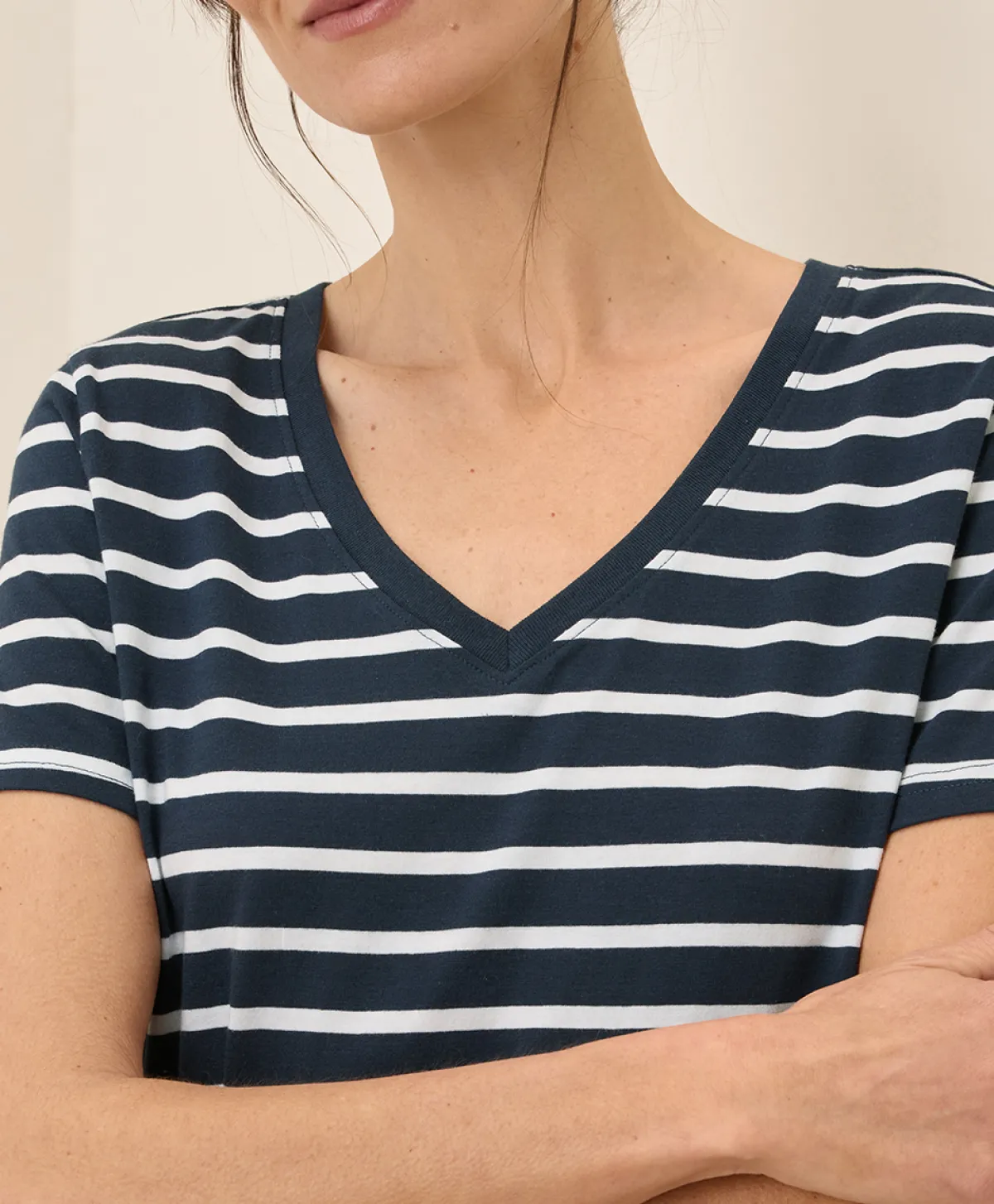 Women Pact Organic Softspun V-Neck Tee
