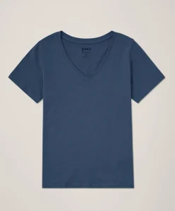 Women Pact Organic Softspun V-Neck Tee
