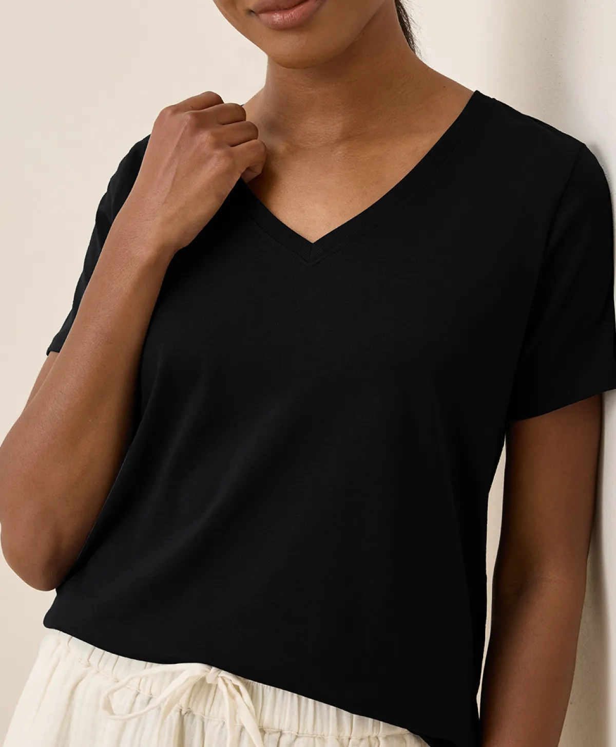 Women Pact Organic Softspun V-Neck Tee