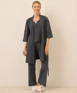 Women Pact Organic Staycation Short Robe