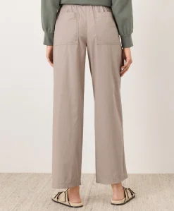 Women Pact Organic Stretch Poplin Wide Leg Pant