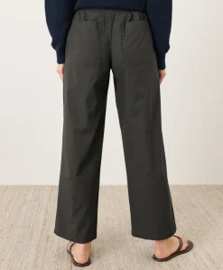 Women Pact Organic Stretch Poplin Wide Leg Pant