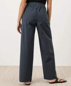 Women Pact Organic Stretch Poplin Wide Leg Pant