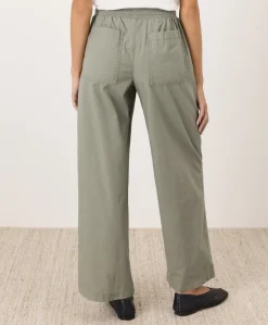 Women Pact Organic Stretch Poplin Wide Leg Pant