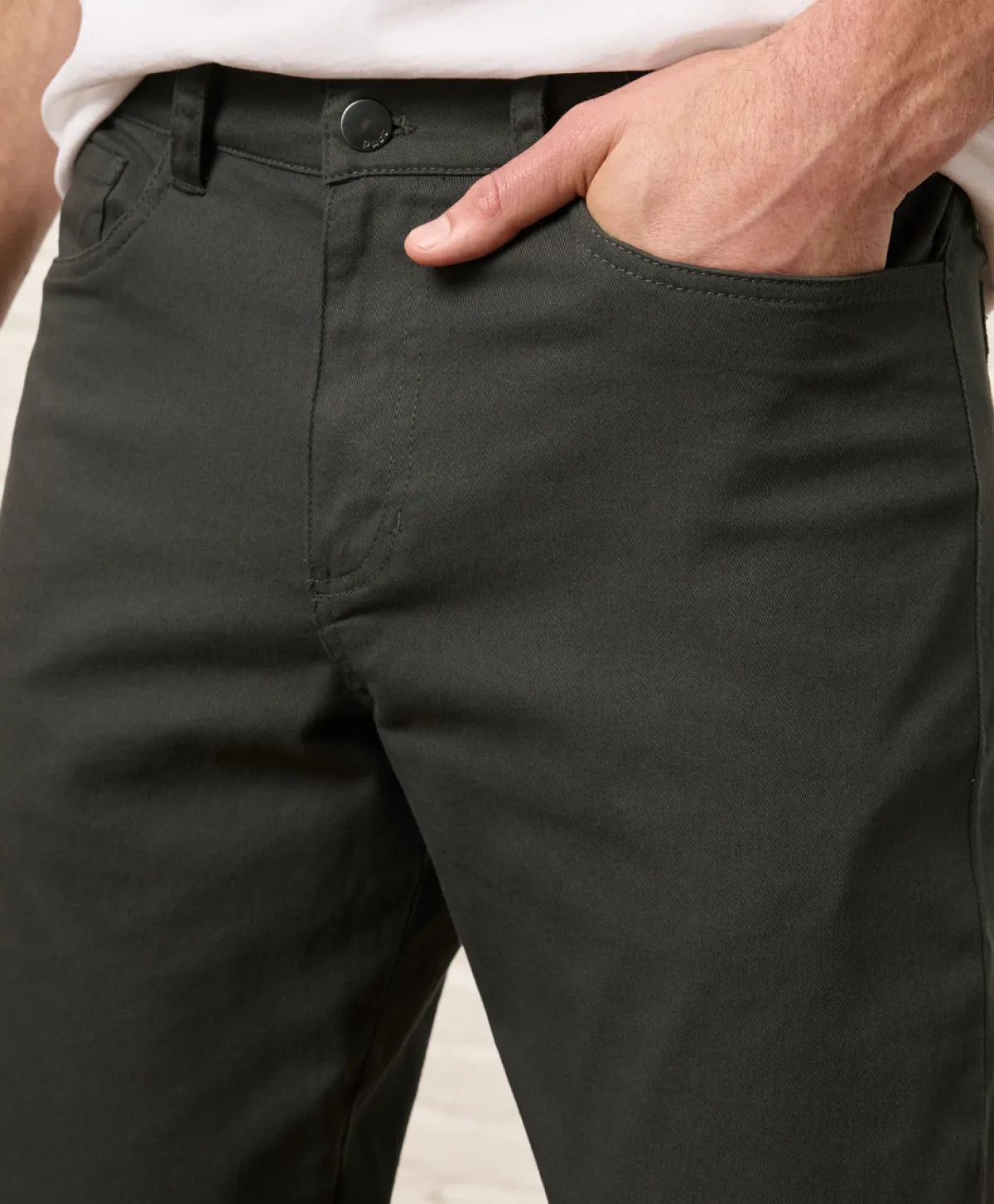 Pact Organic Stretch Twill 5-Pocket Pant