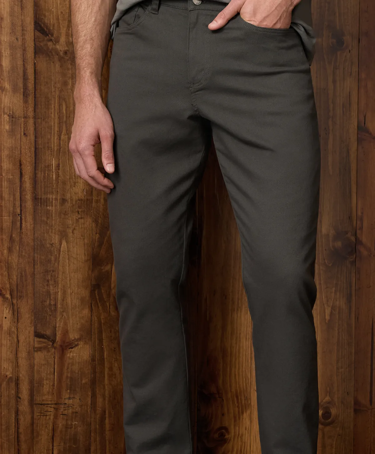 Pact Organic Stretch Twill 5-Pocket Pant