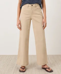 Women Pact Organic Stretch Twill Wide Leg Pant