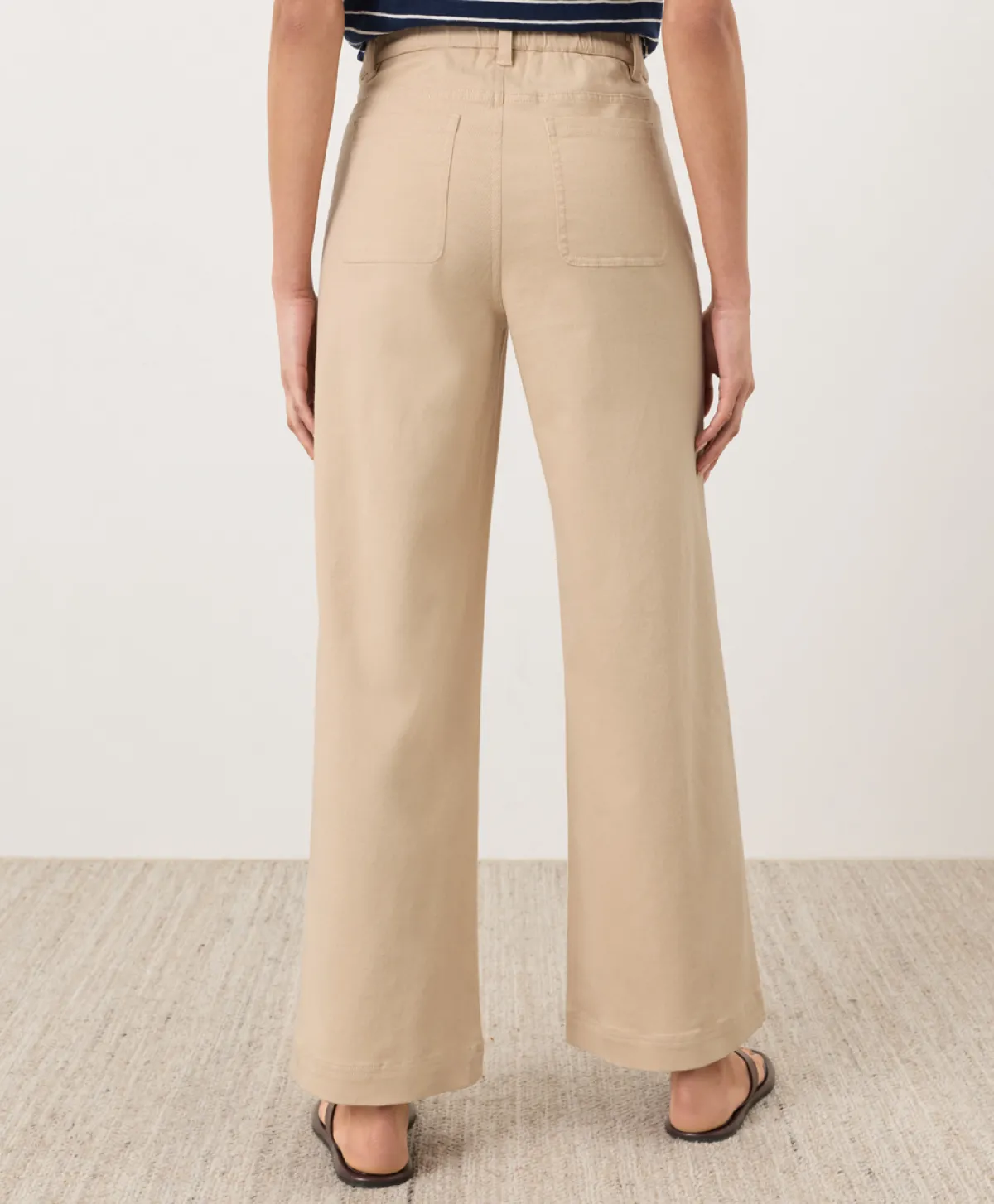 Women Pact Organic Stretch Twill Wide Leg Pant