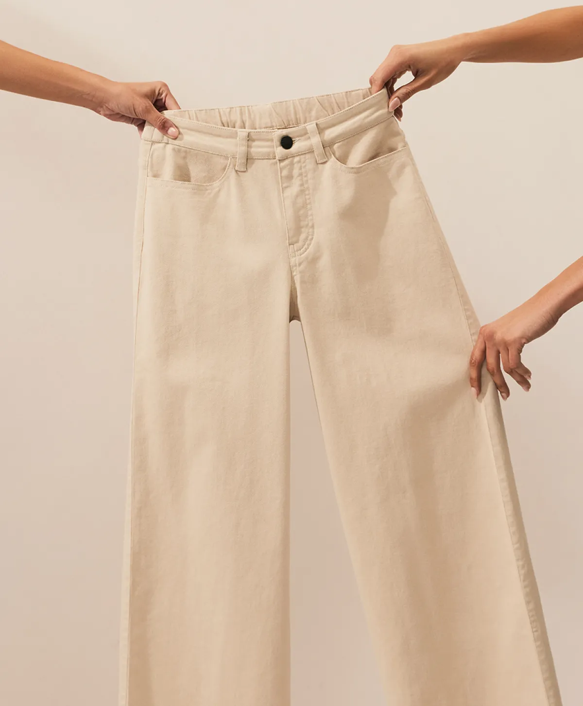 Women Pact Organic Stretch Twill Wide Leg Pant