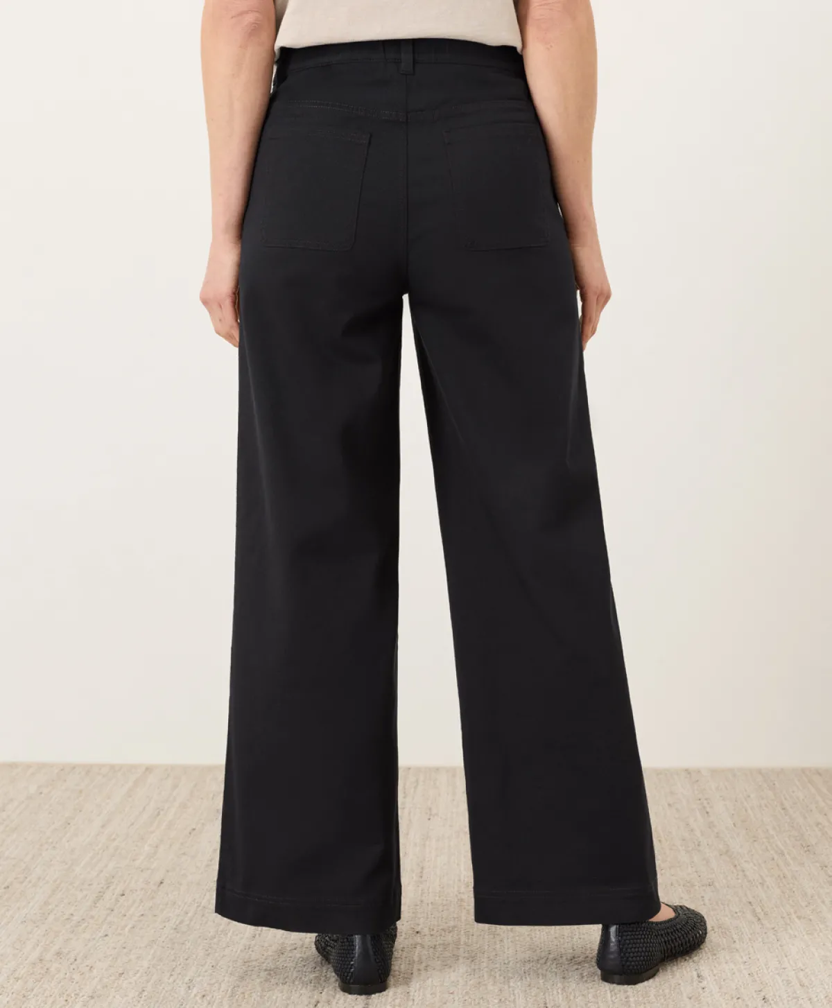Women Pact Organic Stretch Twill Wide Leg Pant