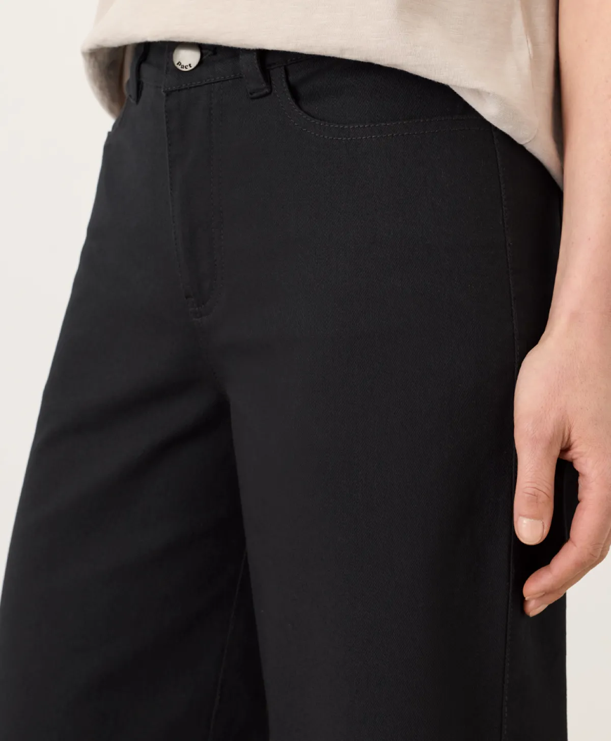 Women Pact Organic Stretch Twill Wide Leg Pant