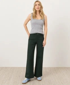 Women Pact Organic Stretch Twill Wide Leg Pant