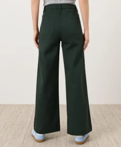 Women Pact Organic Stretch Twill Wide Leg Pant