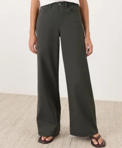 Women Pact Organic Stretch Twill Wide Leg Pant