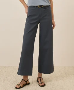 Women Pact Organic Stretch Twill Wide Leg Pant