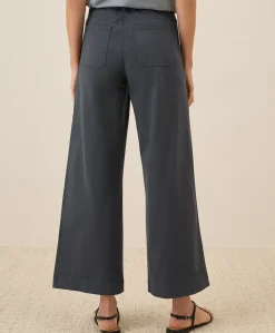 Women Pact Organic Stretch Twill Wide Leg Pant