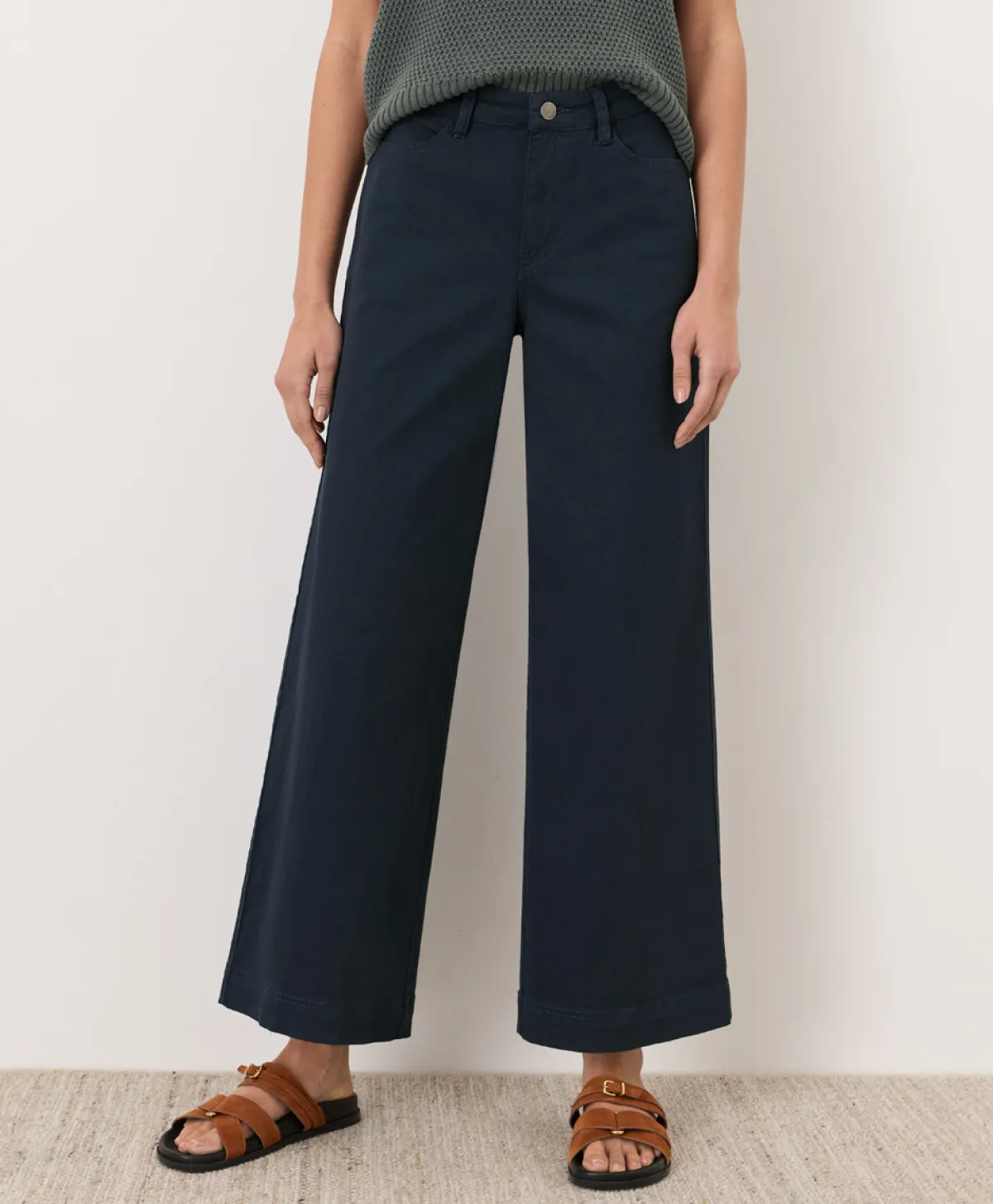 Women Pact Organic Stretch Twill Wide Leg Pant
