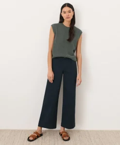 Women Pact Organic Stretch Twill Wide Leg Pant