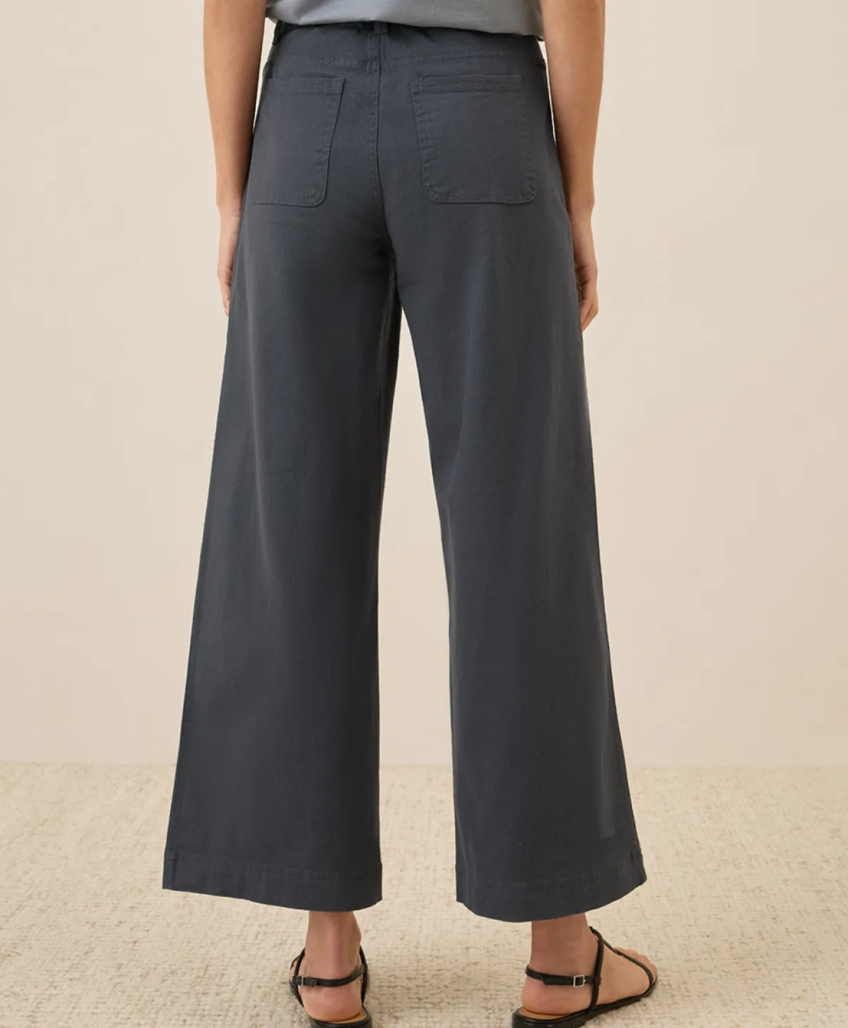 Women Pact Organic Stretch Twill Wide Leg Pant