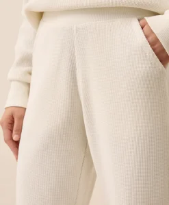 Women Pact Organic Thermal Waffle Wide Leg Pant