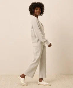 Women Pact Organic Thermal Waffle Wide Leg Pant