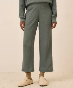 Women Pact Organic Thermal Waffle Wide Leg Pant