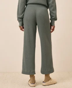 Women Pact Organic Thermal Waffle Wide Leg Pant