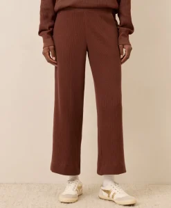 Women Pact Organic Thermal Waffle Wide Leg Pant