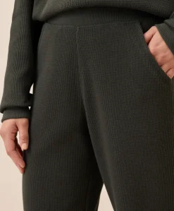 Women Pact Organic Thermal Waffle Wide Leg Pant