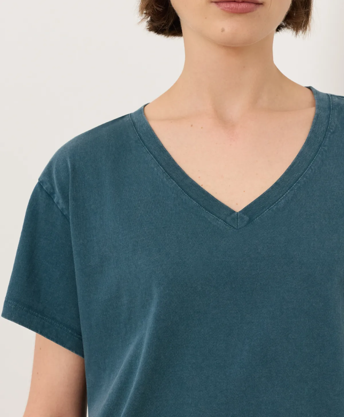 Women Pact Organic Vintage Jersey V-Neck Tee
