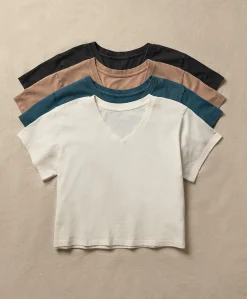 Women Pact Organic Vintage Jersey V-Neck Tee