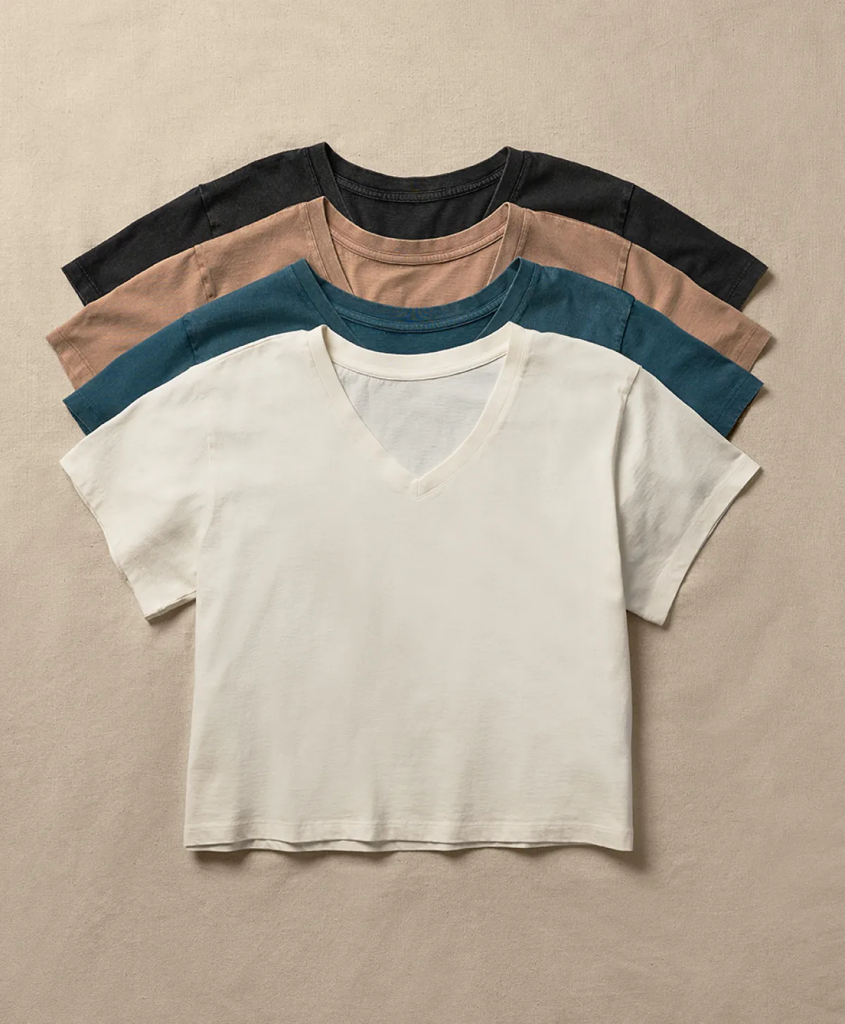 Women Pact Organic Vintage Jersey V-Neck Tee