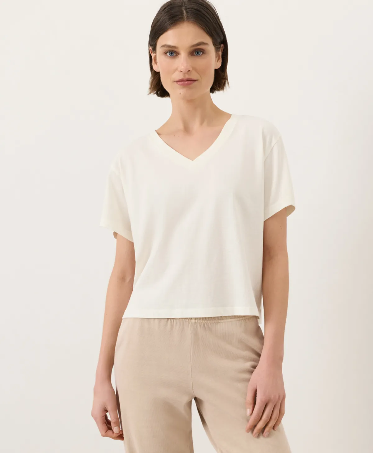 Women Pact Organic Vintage Jersey V-Neck Tee