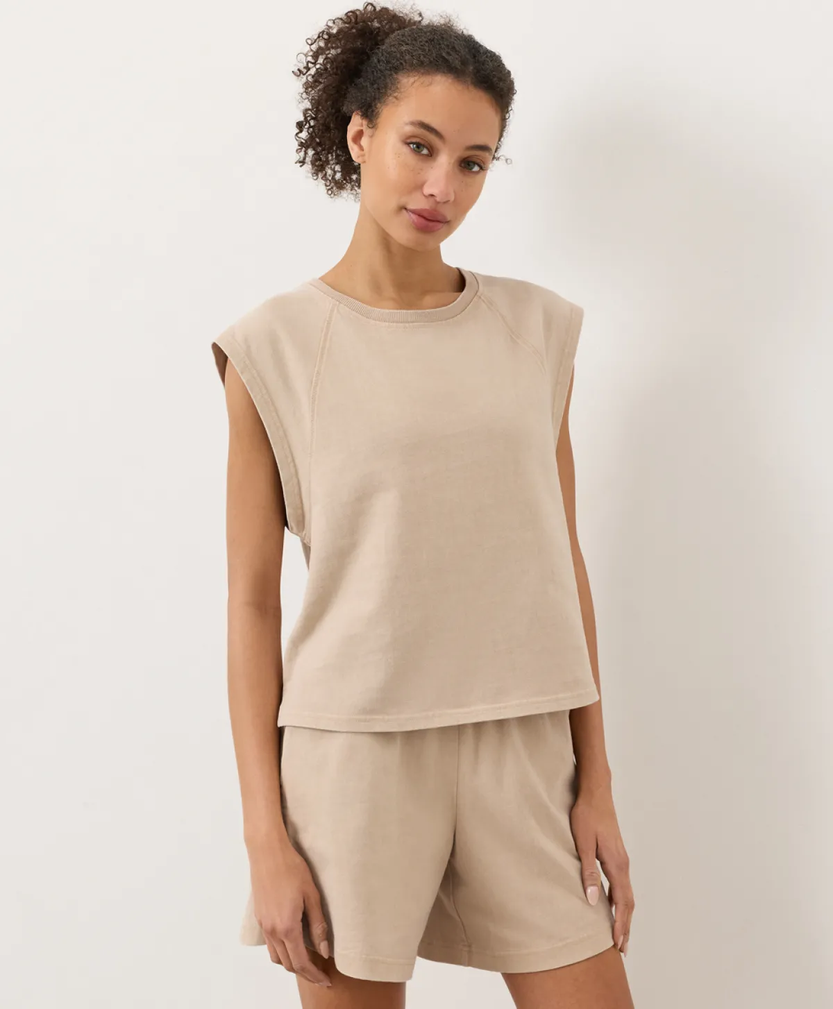 Women Pact Organic Weekends Raglan Muscle Tee