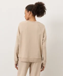 Women Pact Organic Weekends Relaxed Raglan Sweatshirt