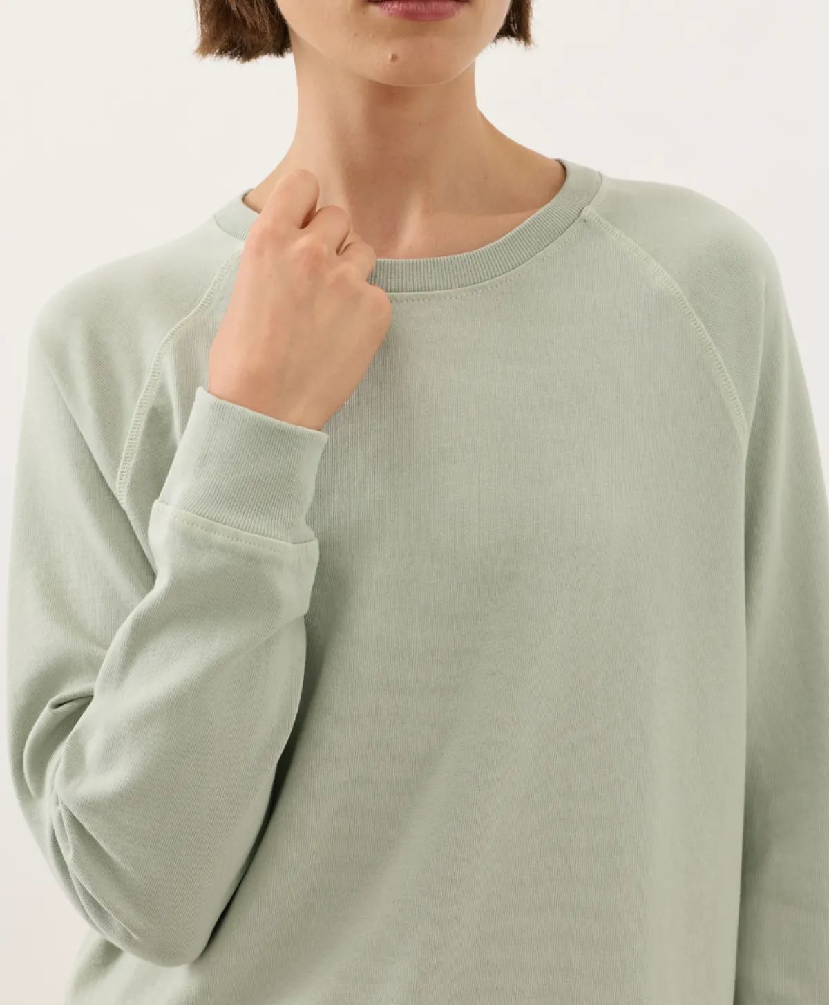 Women Pact Organic Weekends Relaxed Raglan Sweatshirt