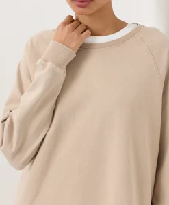 Women Pact Organic Weekends Relaxed Raglan Sweatshirt
