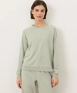 Women Pact Organic Weekends Relaxed Raglan Sweatshirt