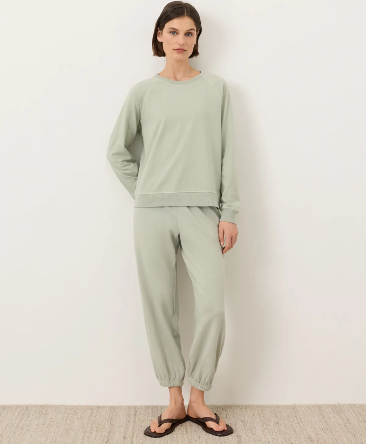 Women Pact Organic Weekends Relaxed Raglan Sweatshirt